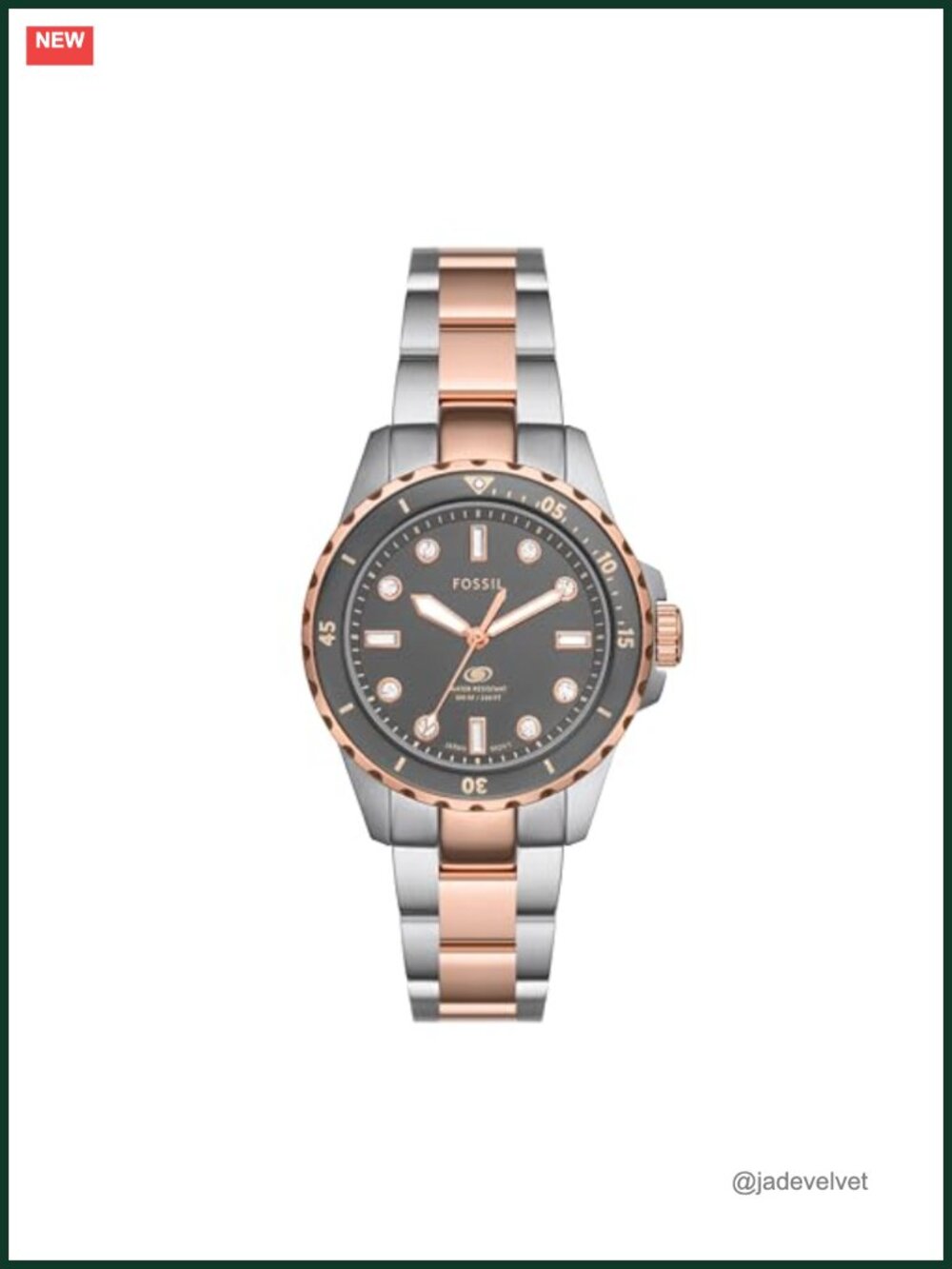 Dive Quartz Stainless Steel Watch with Rotating Bezel